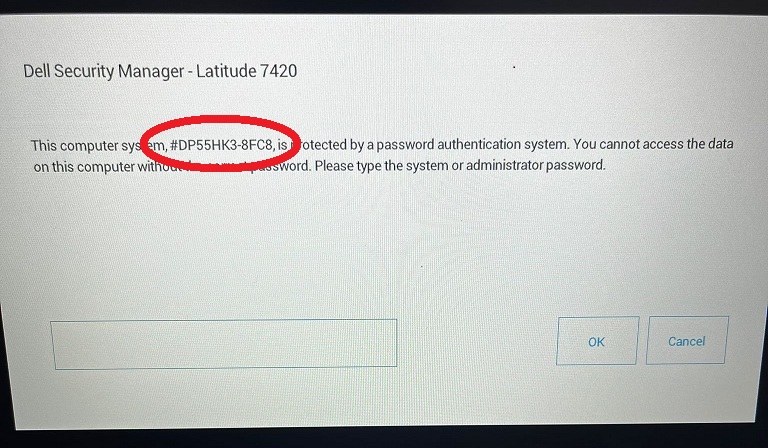 Dell Inspiron 8FC8 bios Password reset